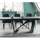 Стул SIGNAL TRIX B Velvet Bluvel 19 черный/черный мат